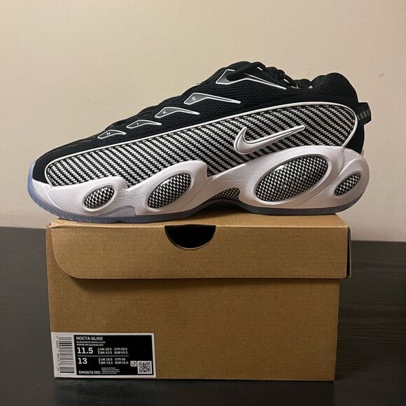 2023 Nocta Glide Black White Clear Dm0879-001 Mens Size 11.5 - 14 drake main image 4